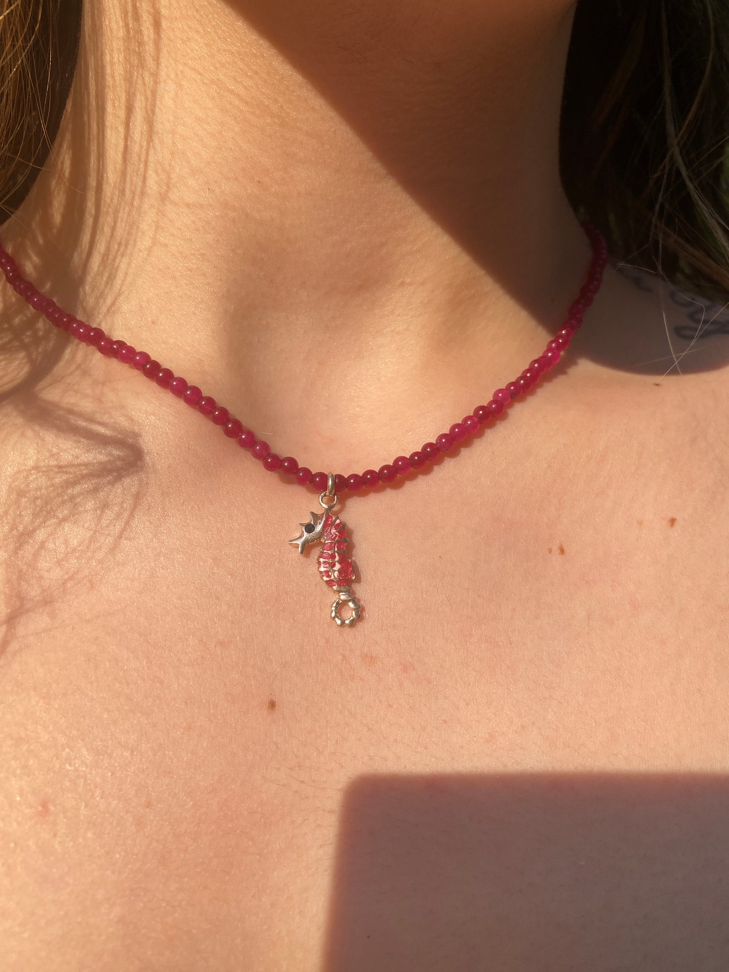 Sea Horse Beaded Necklace