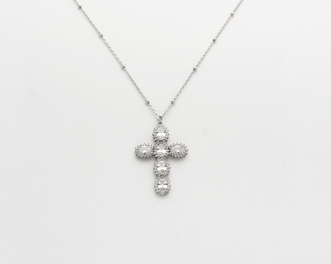 CZ Cross Necklace