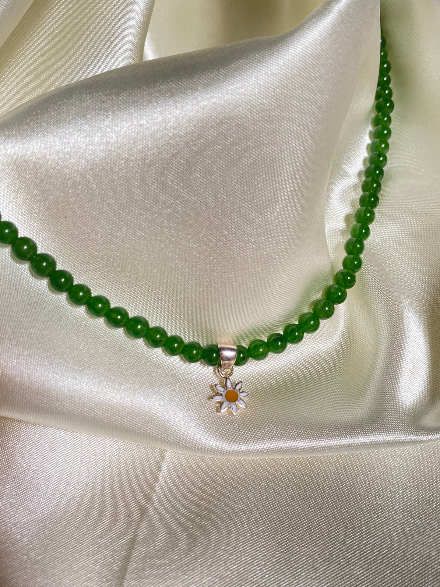 Sunflower Beaded Necklace