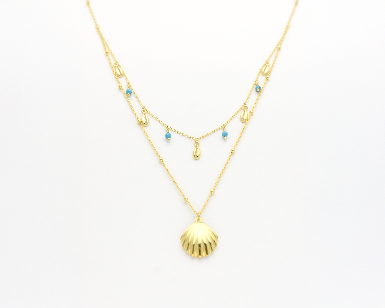 Layered Shell Necklace