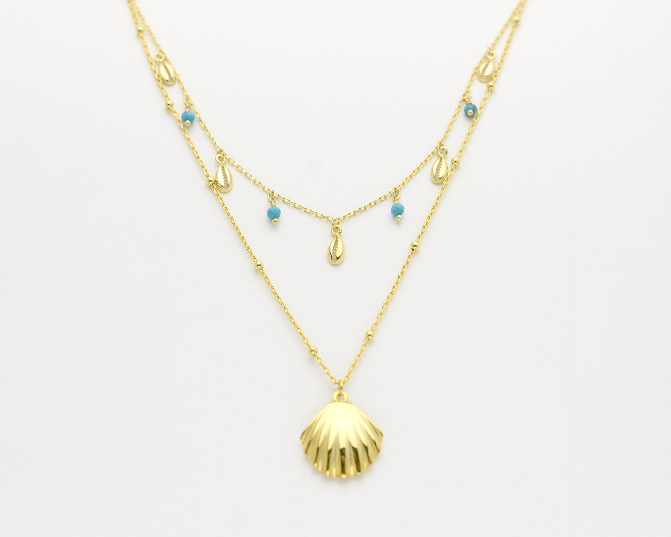 Layered Shell Necklace