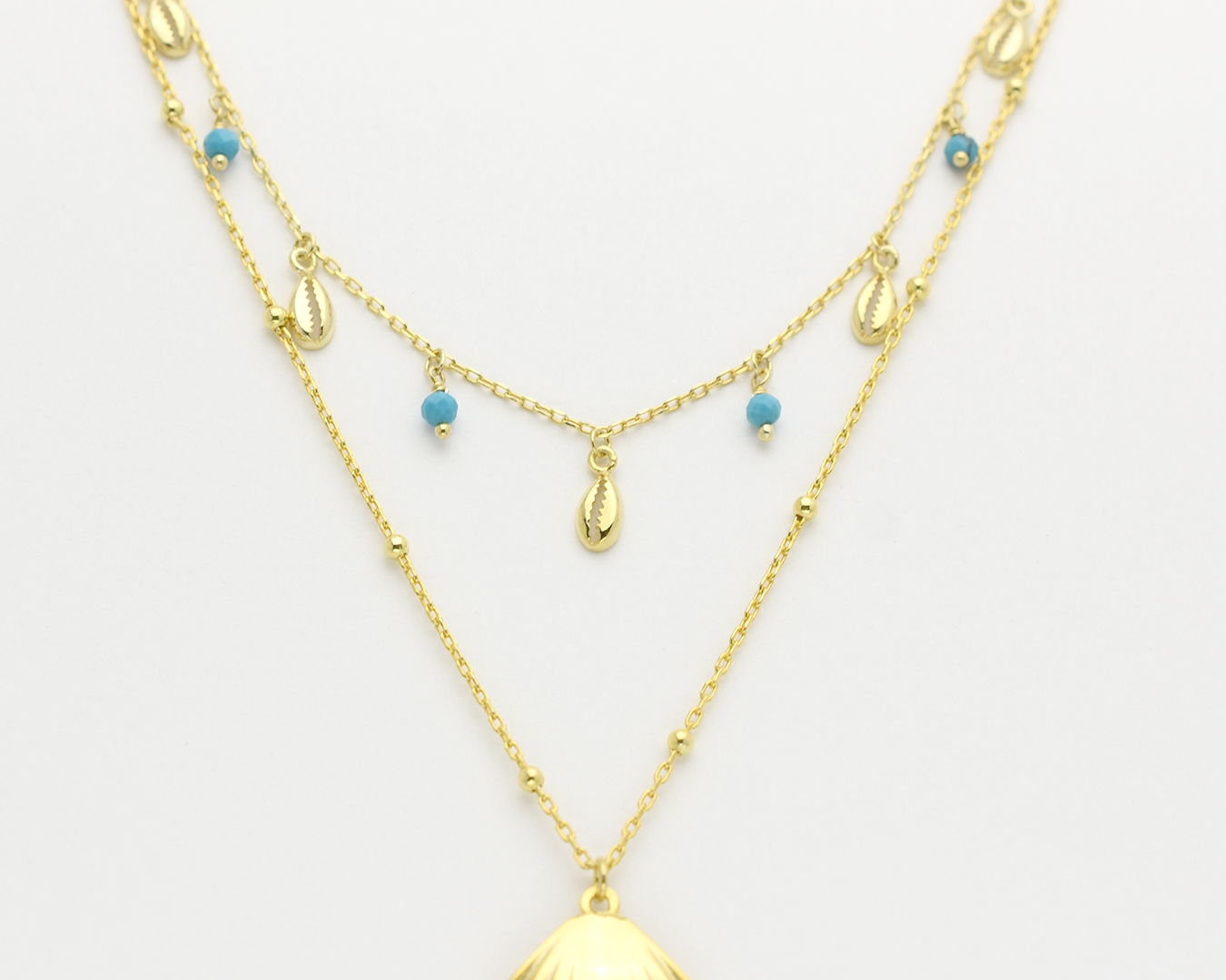 Layered Shell Necklace