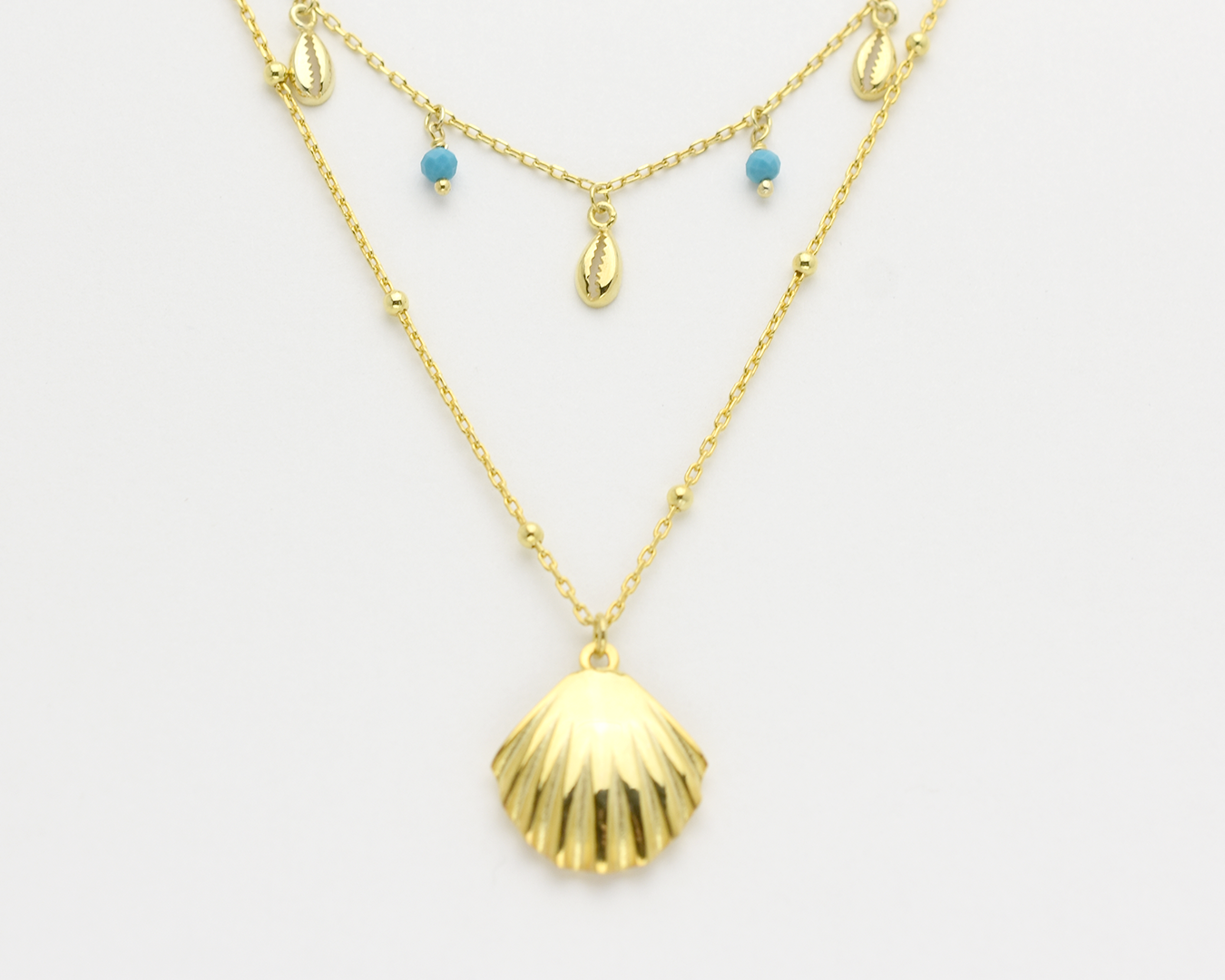 Layered Shell Necklace