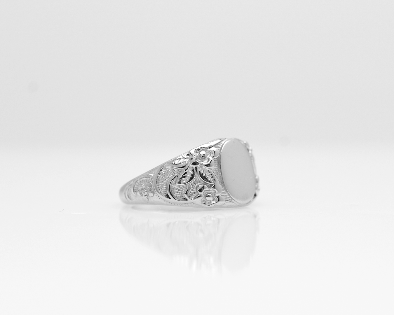Carved Floral Ring