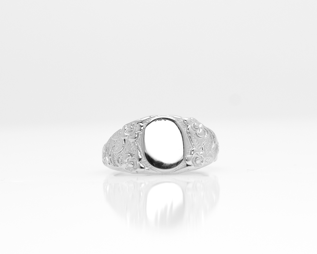 Carved Floral Ring
