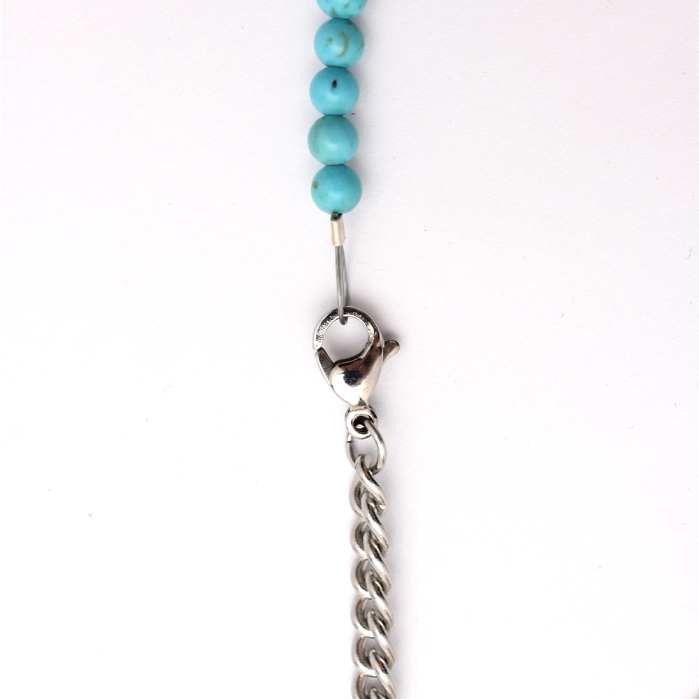 Turquoise Coin Beaded Belly Chain