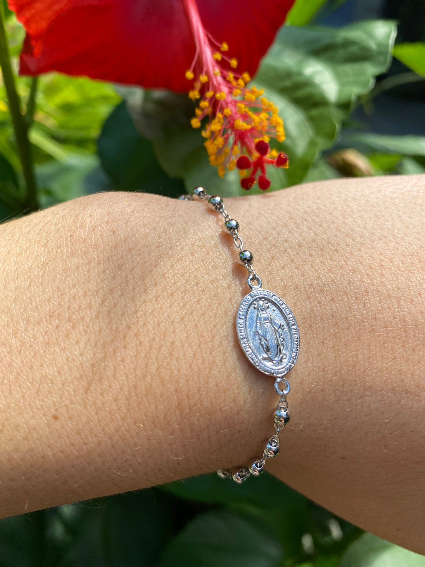Virgin Mary Rosary Bracelet