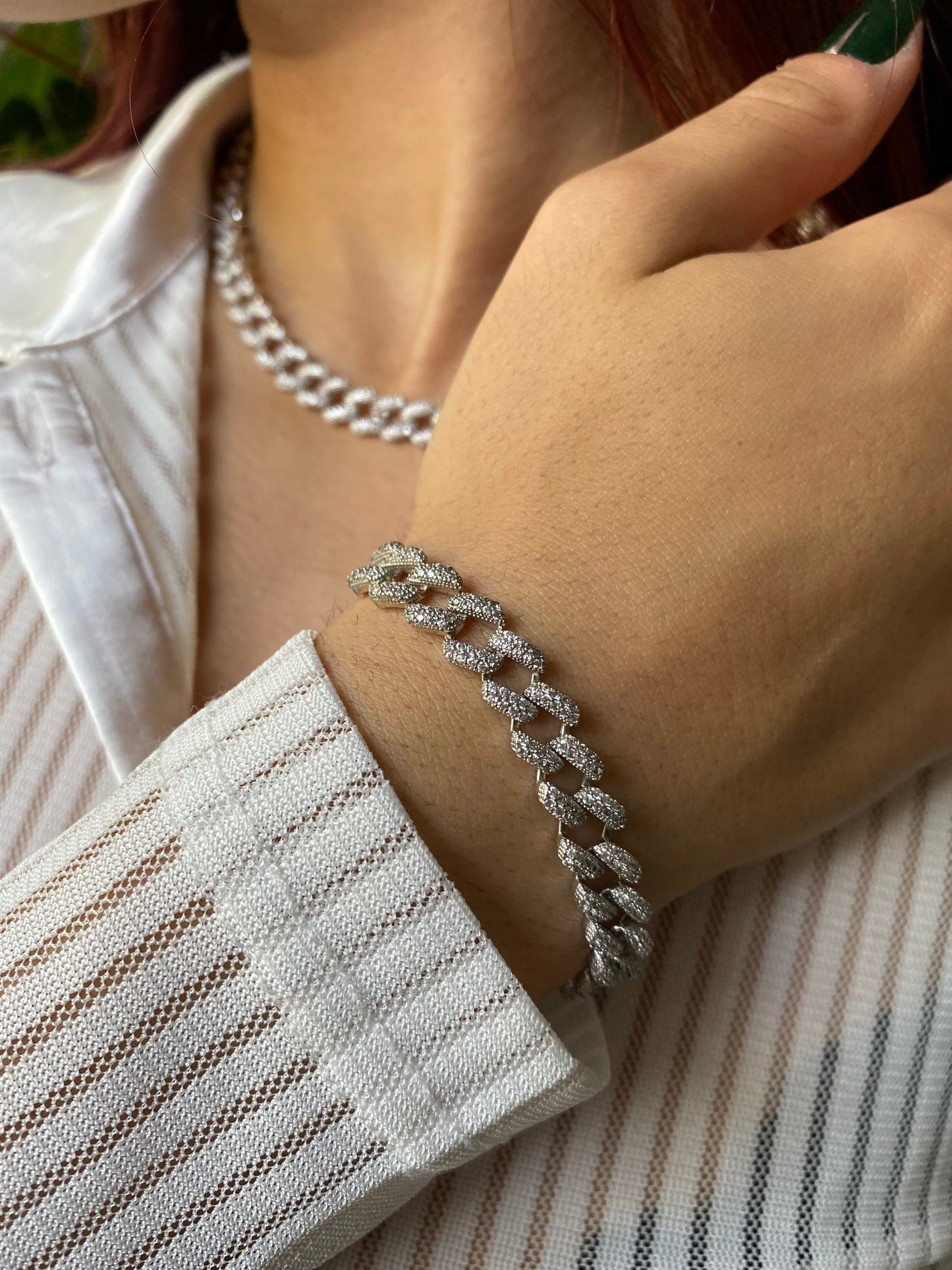 CZ Chain - 2 Piece Set