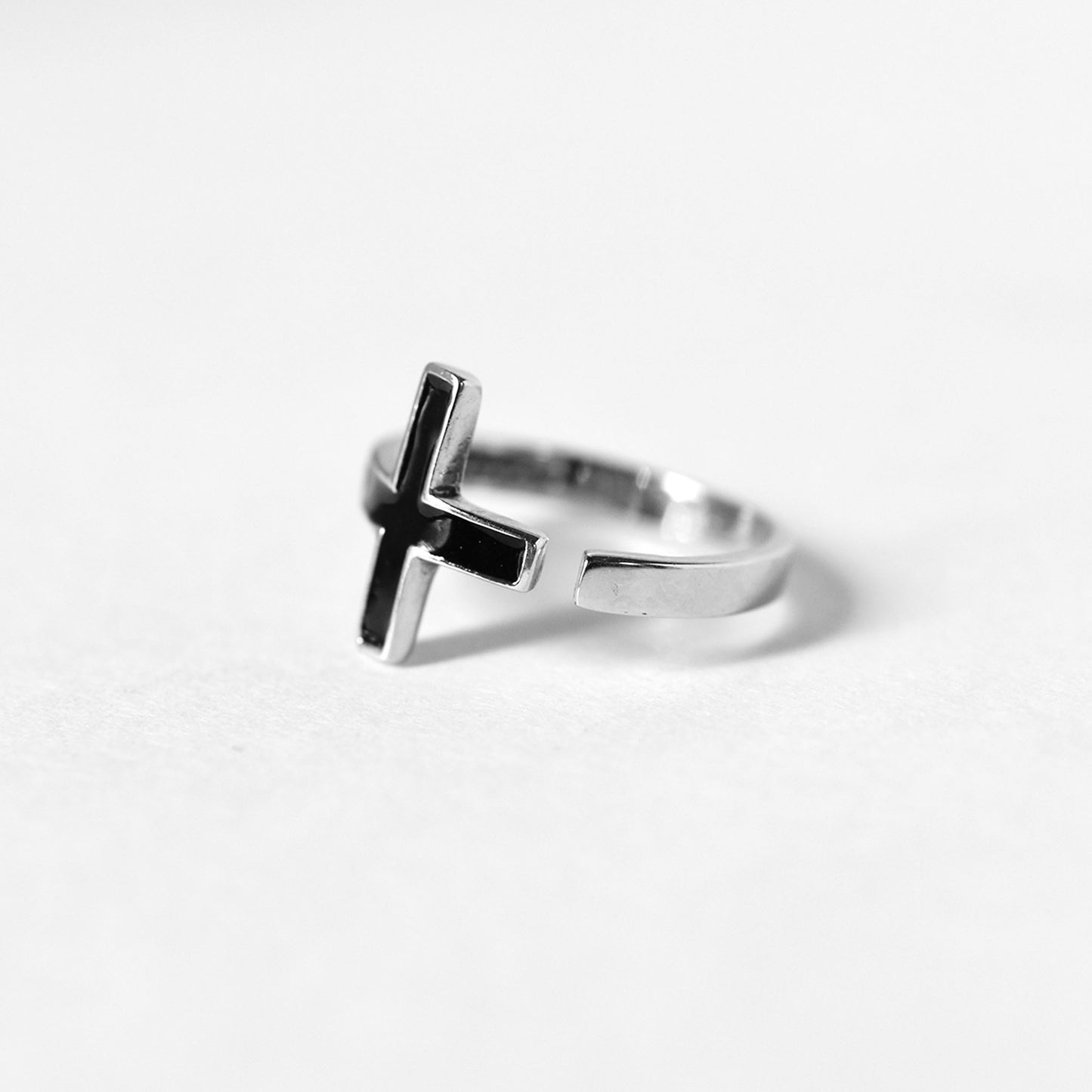 black cross ring