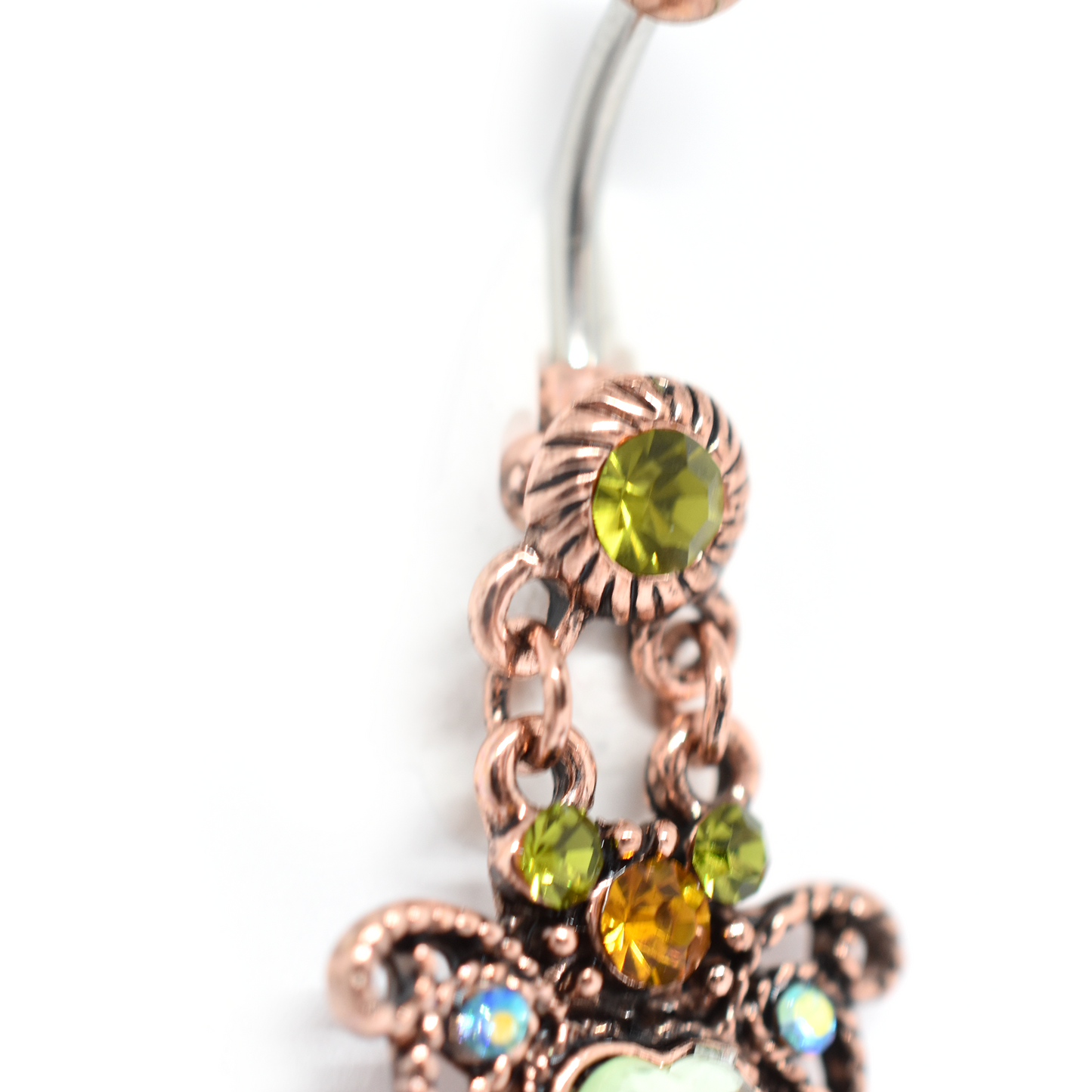 dangly belly piercing