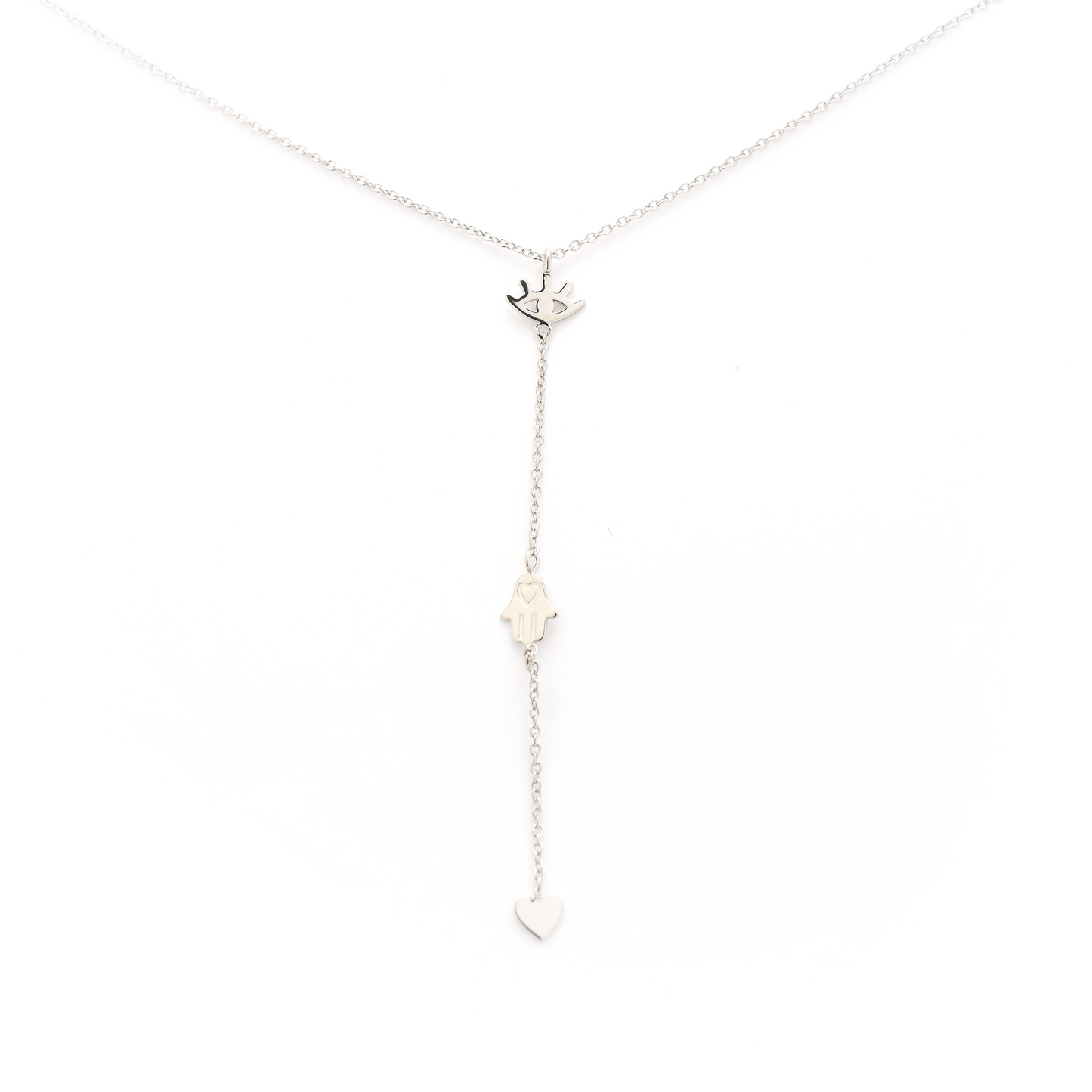 Evil Eye Lariat Necklace