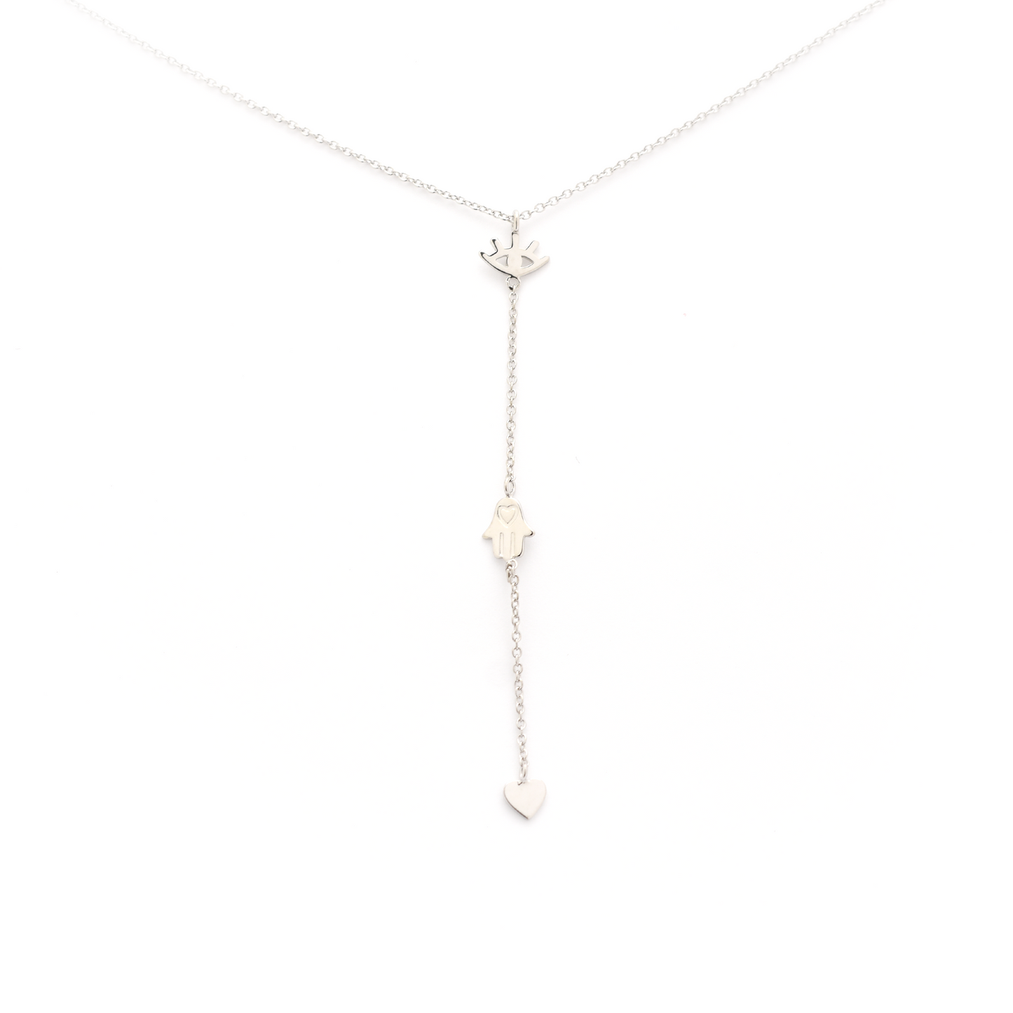 Evil Eye Lariat Necklace