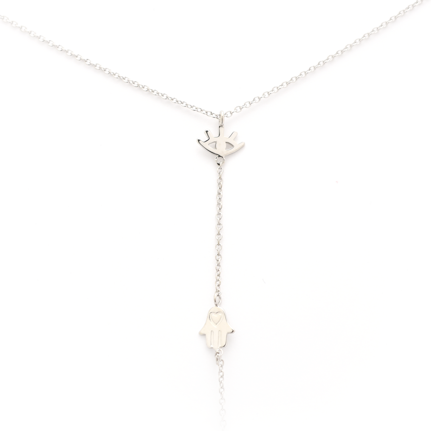 Evil Eye Lariat Necklace