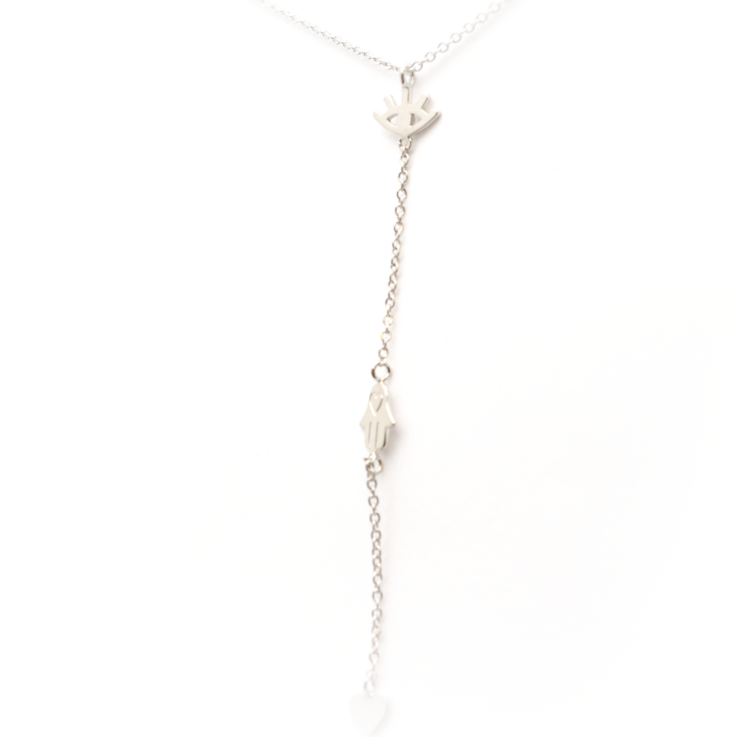 Evil Eye Lariat Necklace