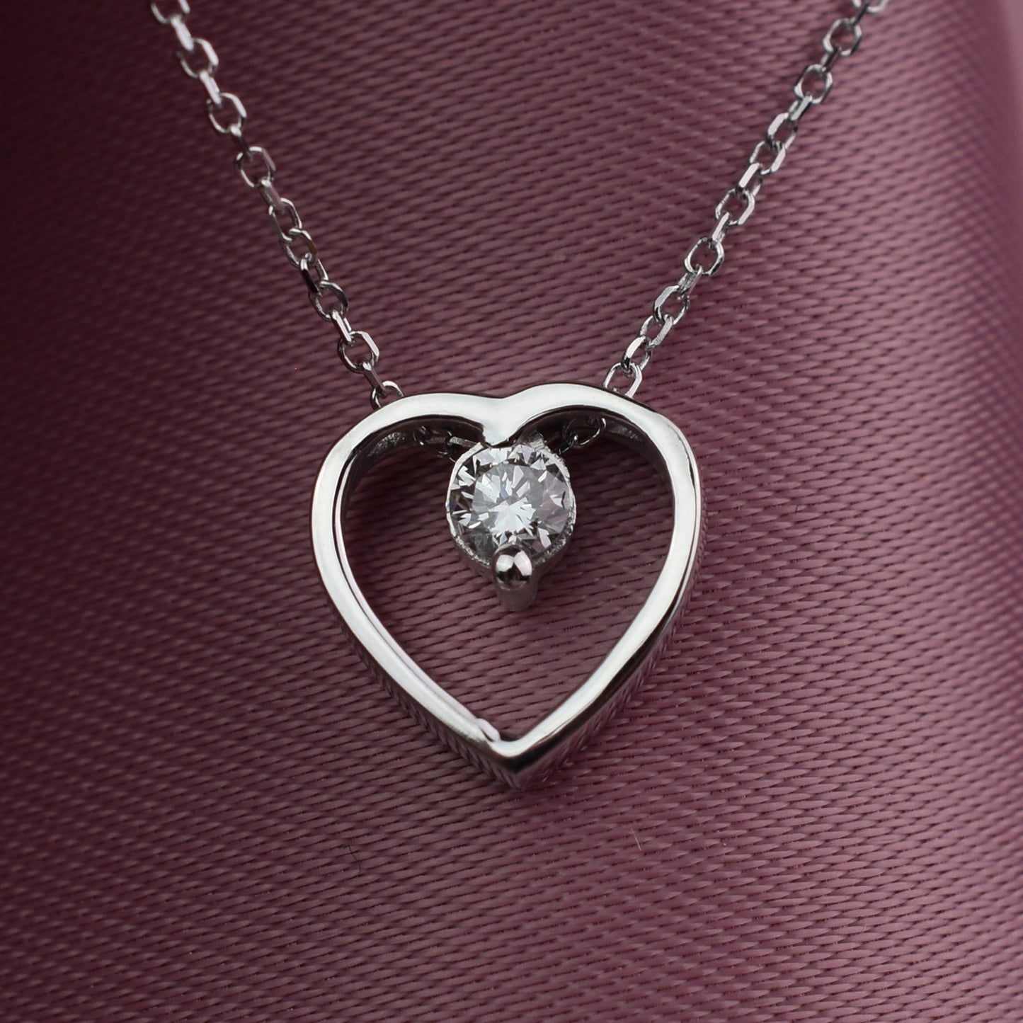 cvd heart necklace