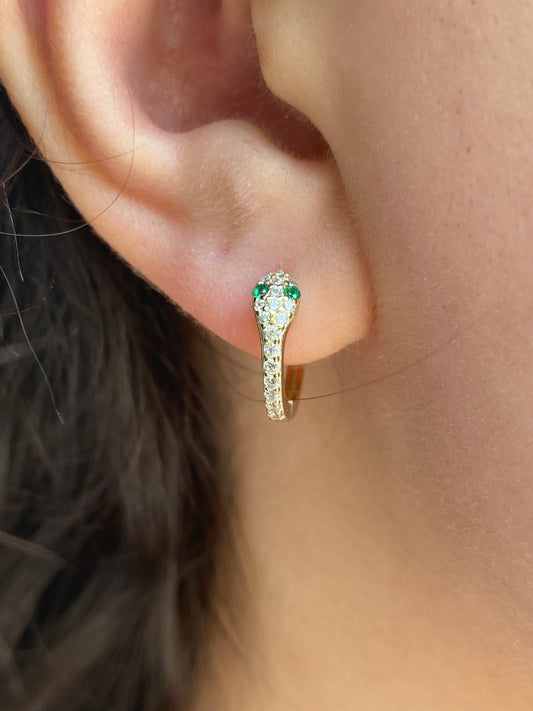 Snake Head Earrings