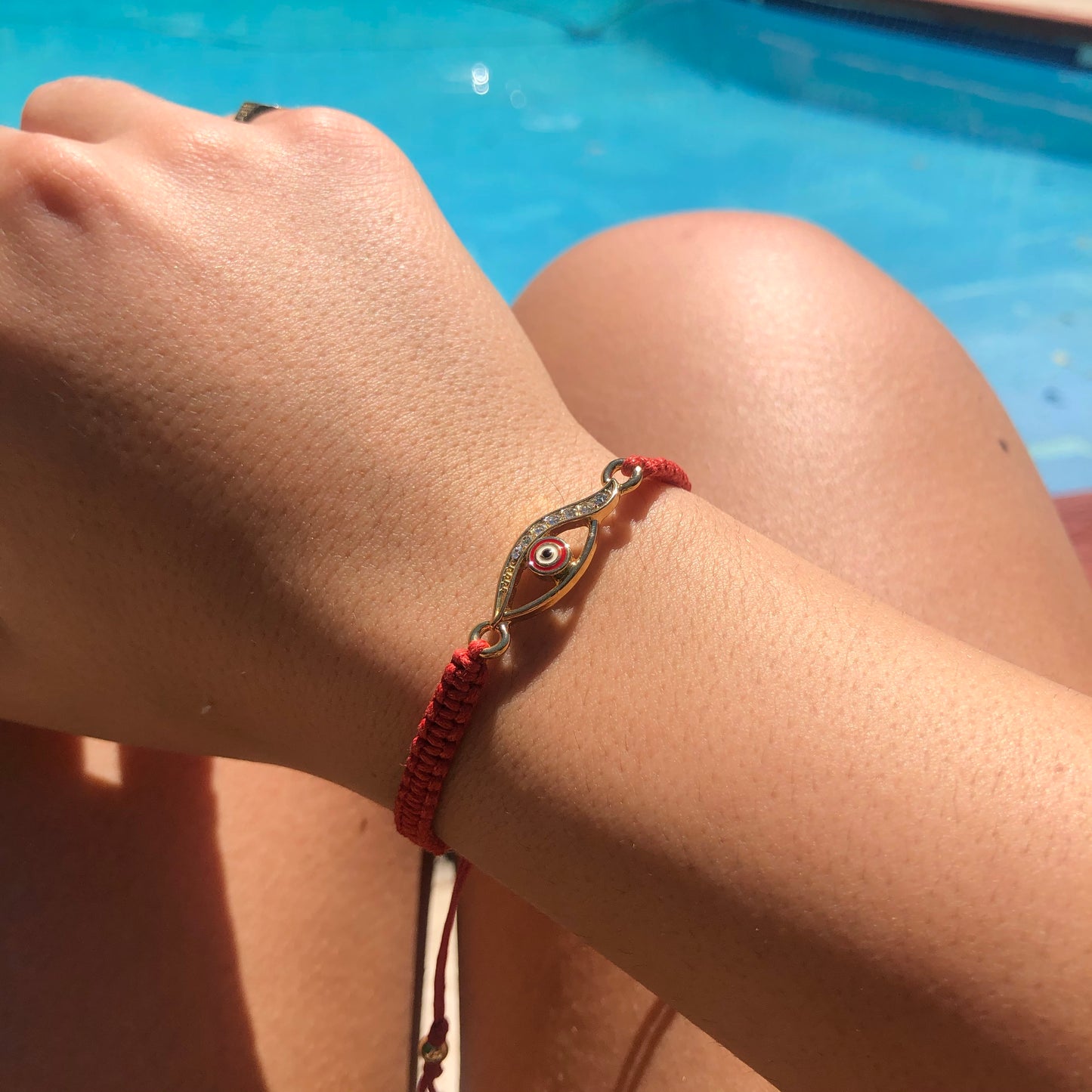 black evil eye bracelet