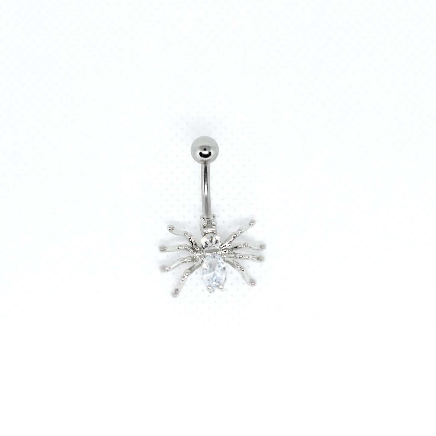 Black Spider Belly Ring