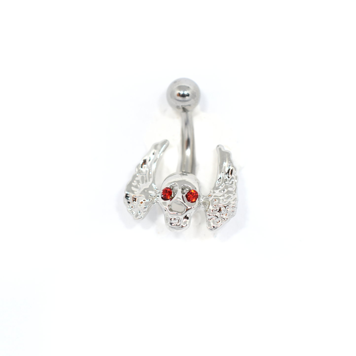 Flying Skull Belly Ring