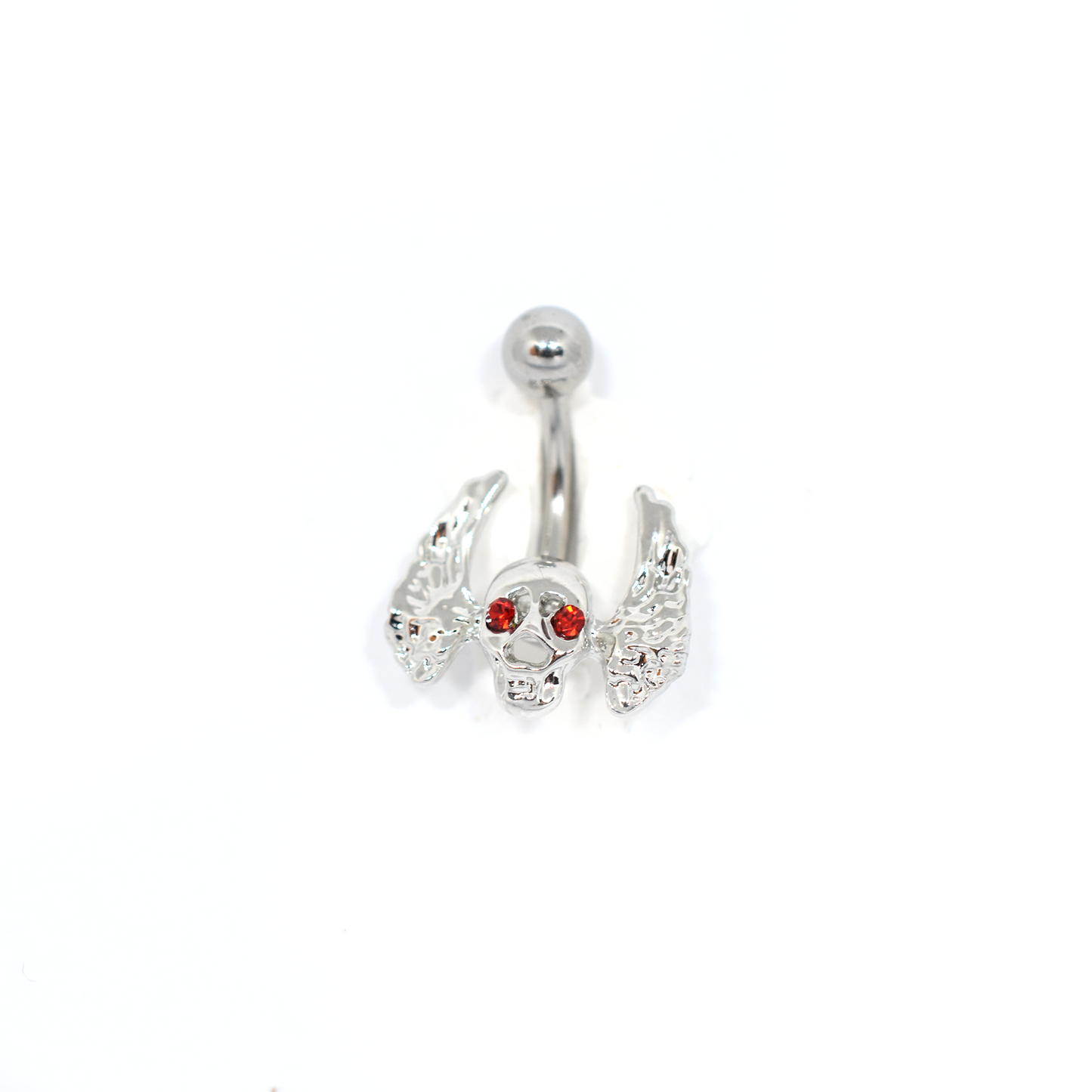 Flying Skull Belly Ring