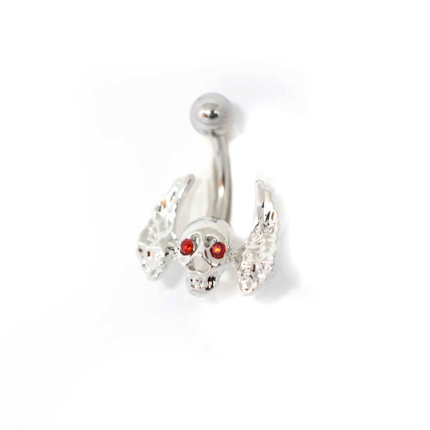 Flying Skull Belly Ring