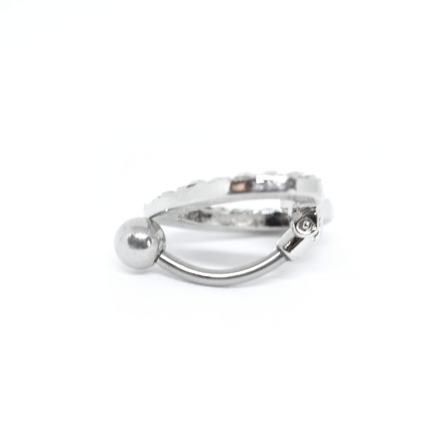 cz reverse belly ring