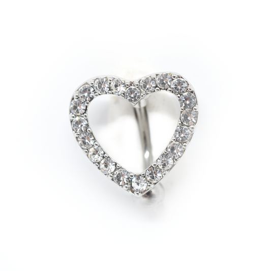 heart belly ring