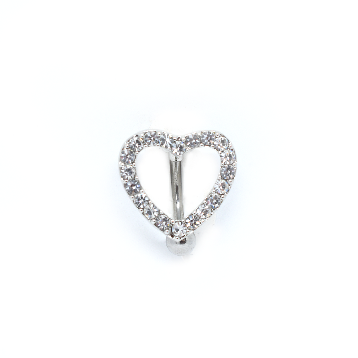 heart belly button ring