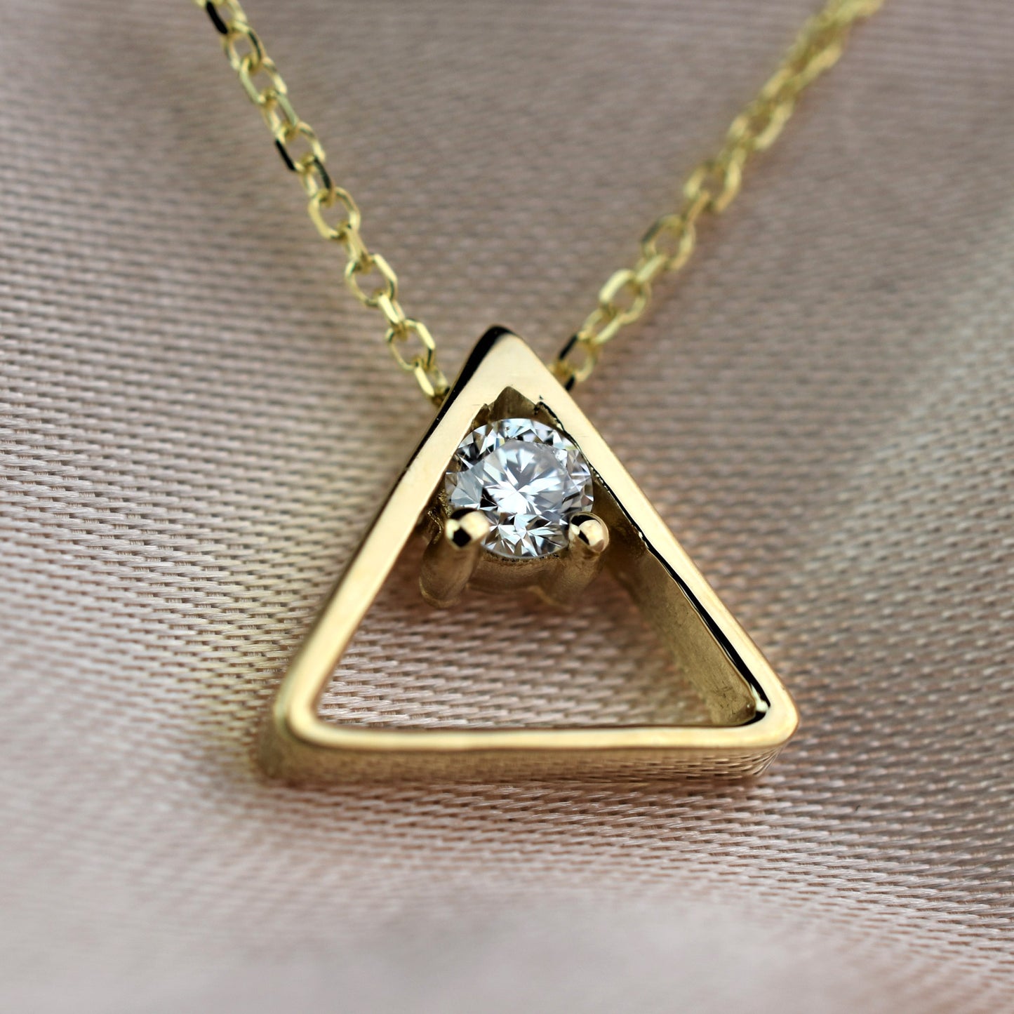 triangle necklace