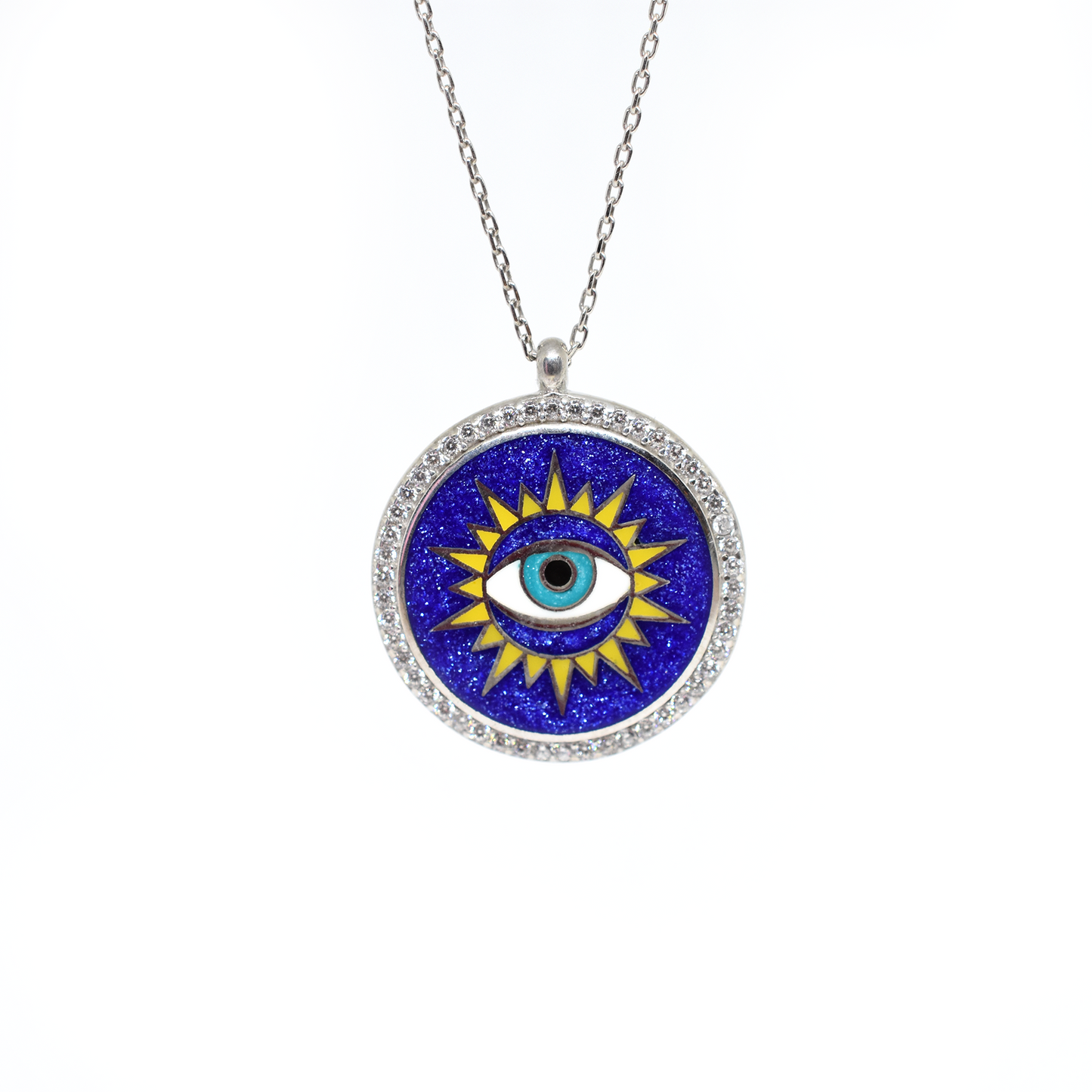 Evil Eye Coin Necklace