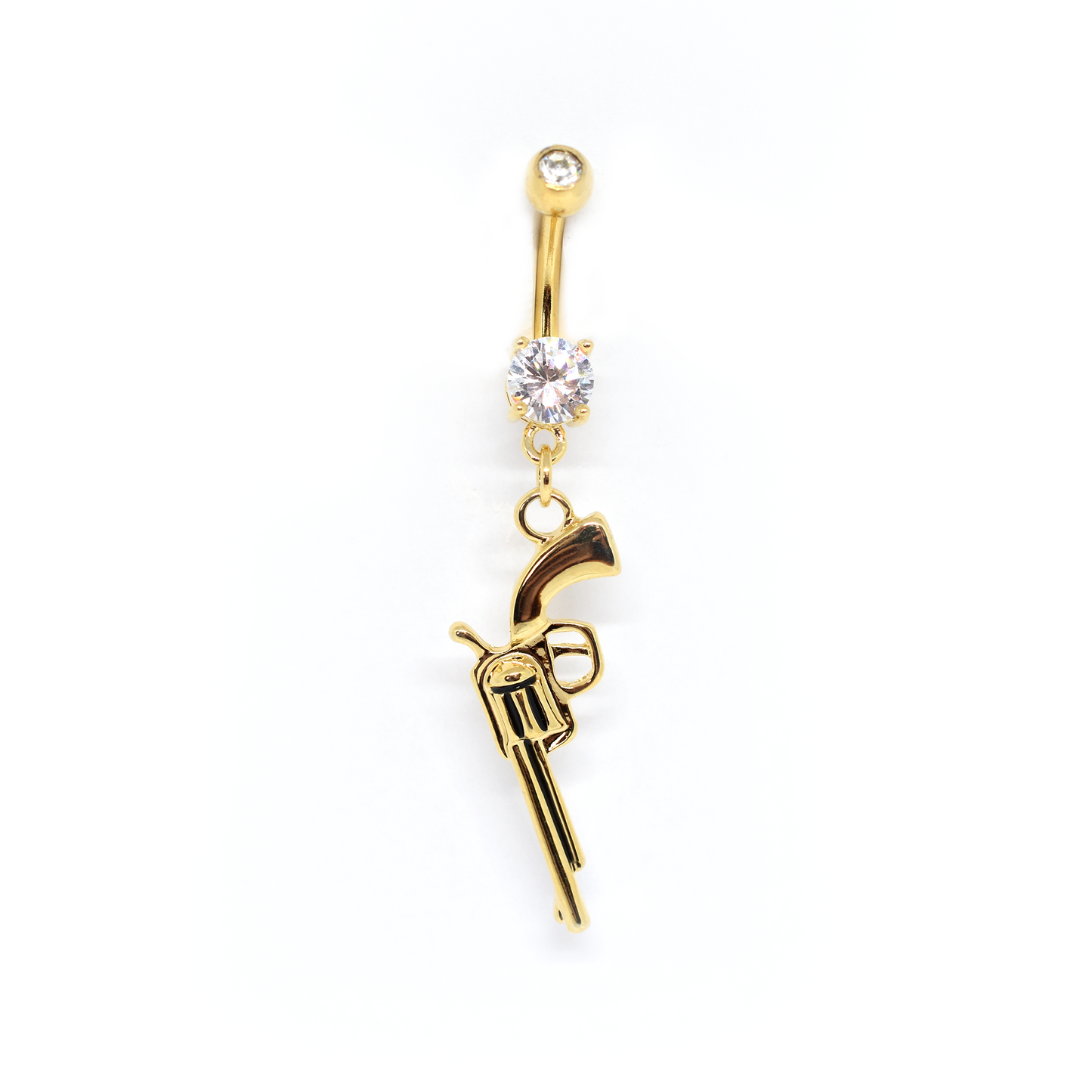 gun belly ring