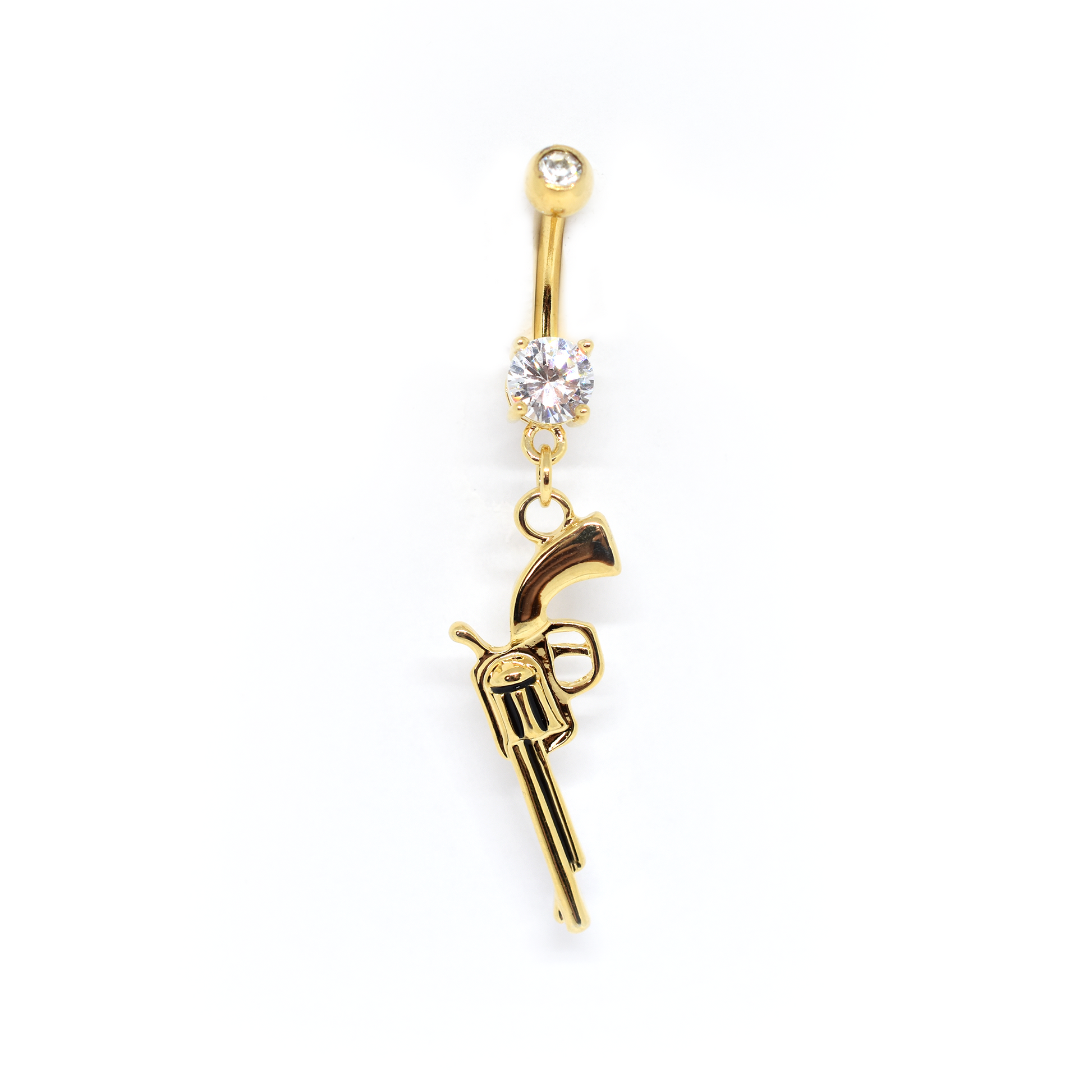 gun belly ring