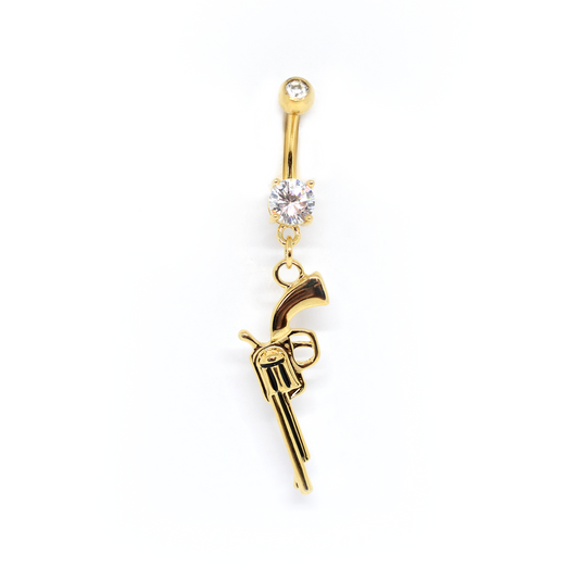 gun belly ring