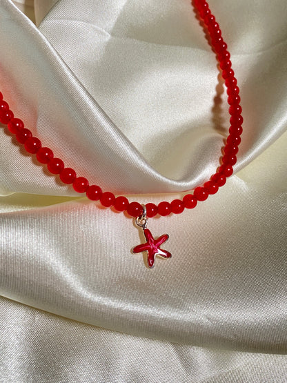 Starfish Beaded Necklace