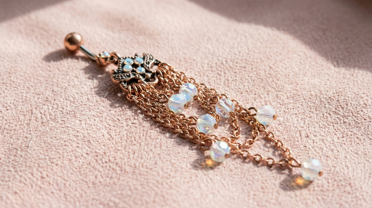 Owl Chandelier Belly Ring