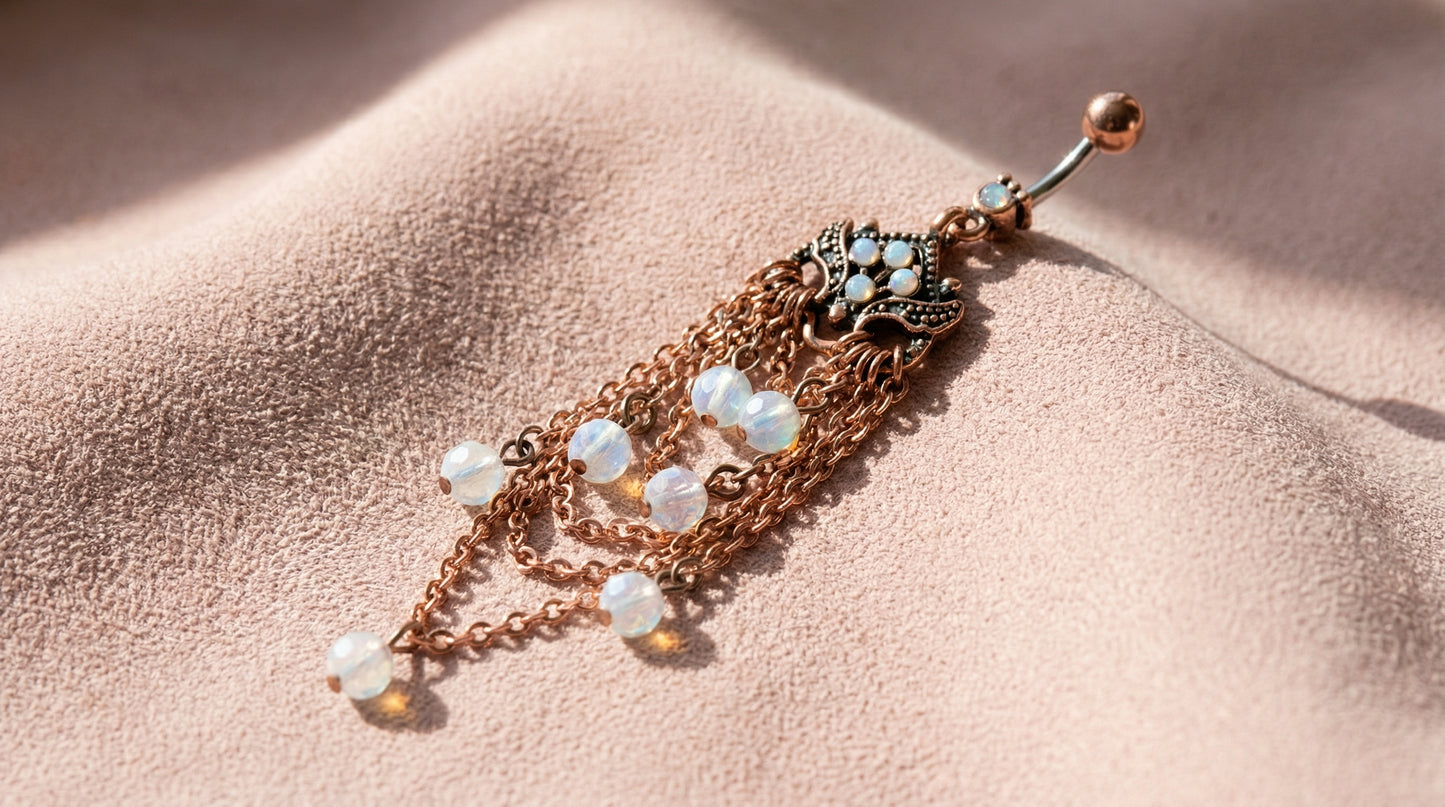 Owl Chandelier Belly Ring