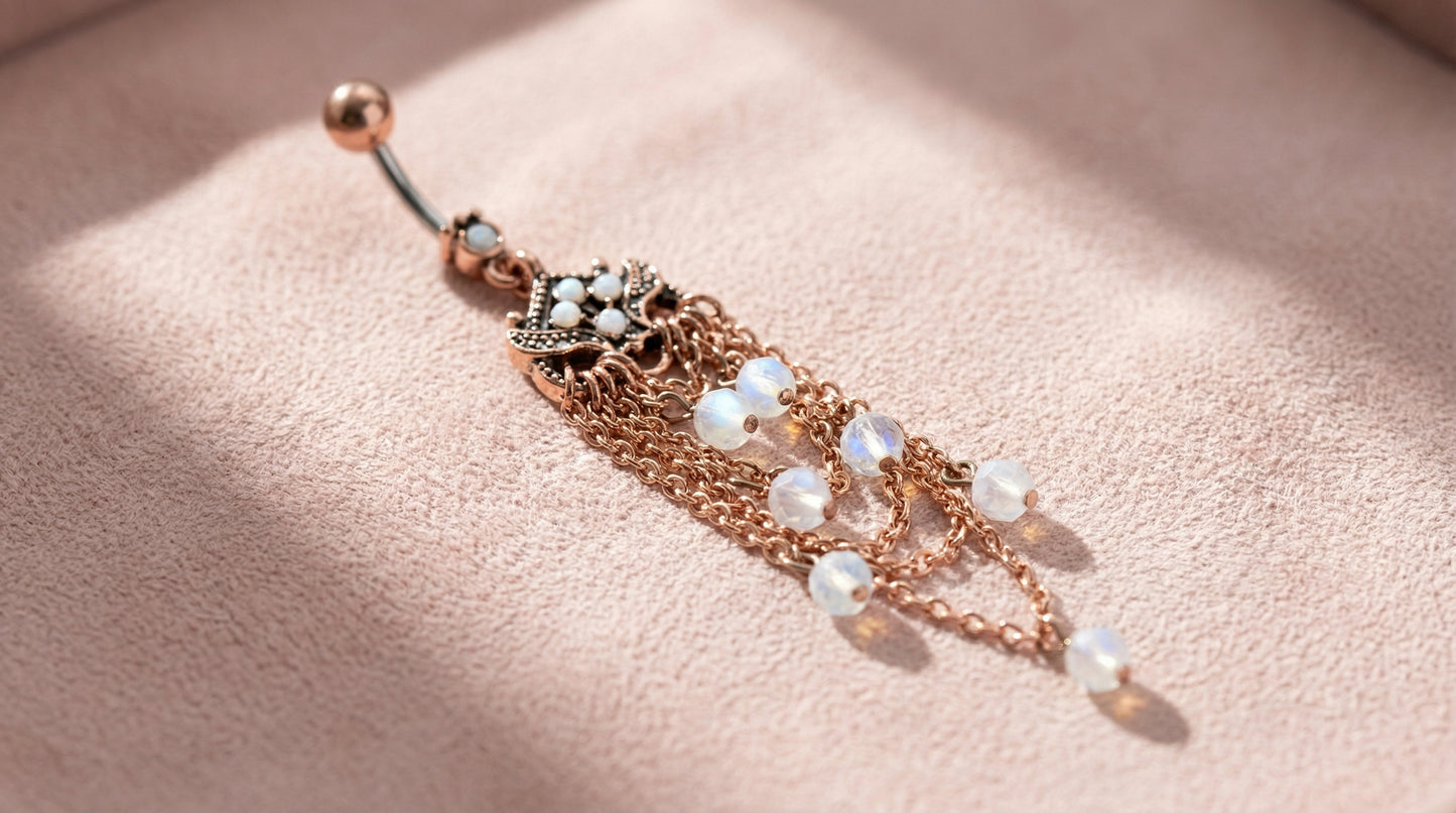 Owl Chandelier Belly Ring