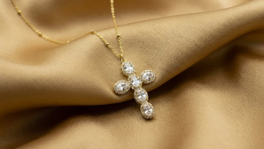CZ Cross Necklace