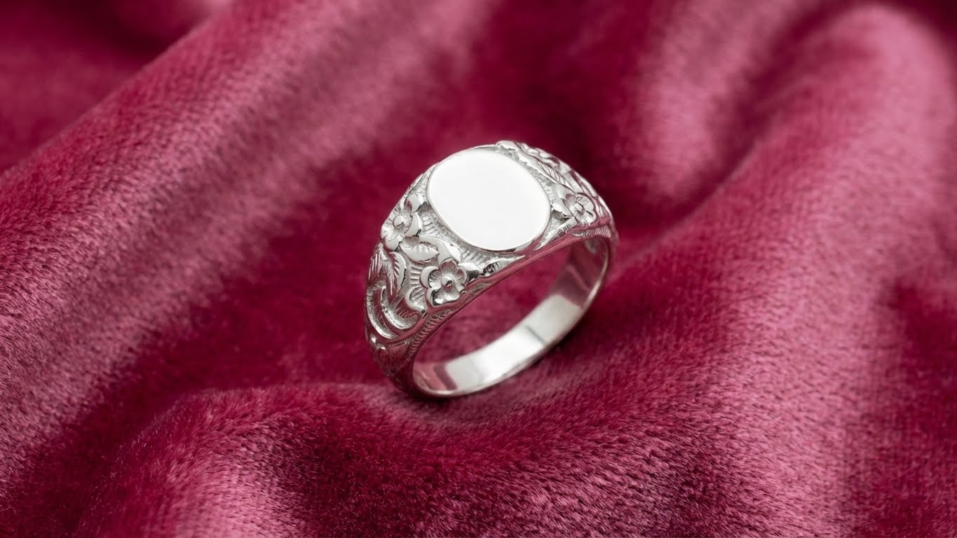 Carved Floral Ring