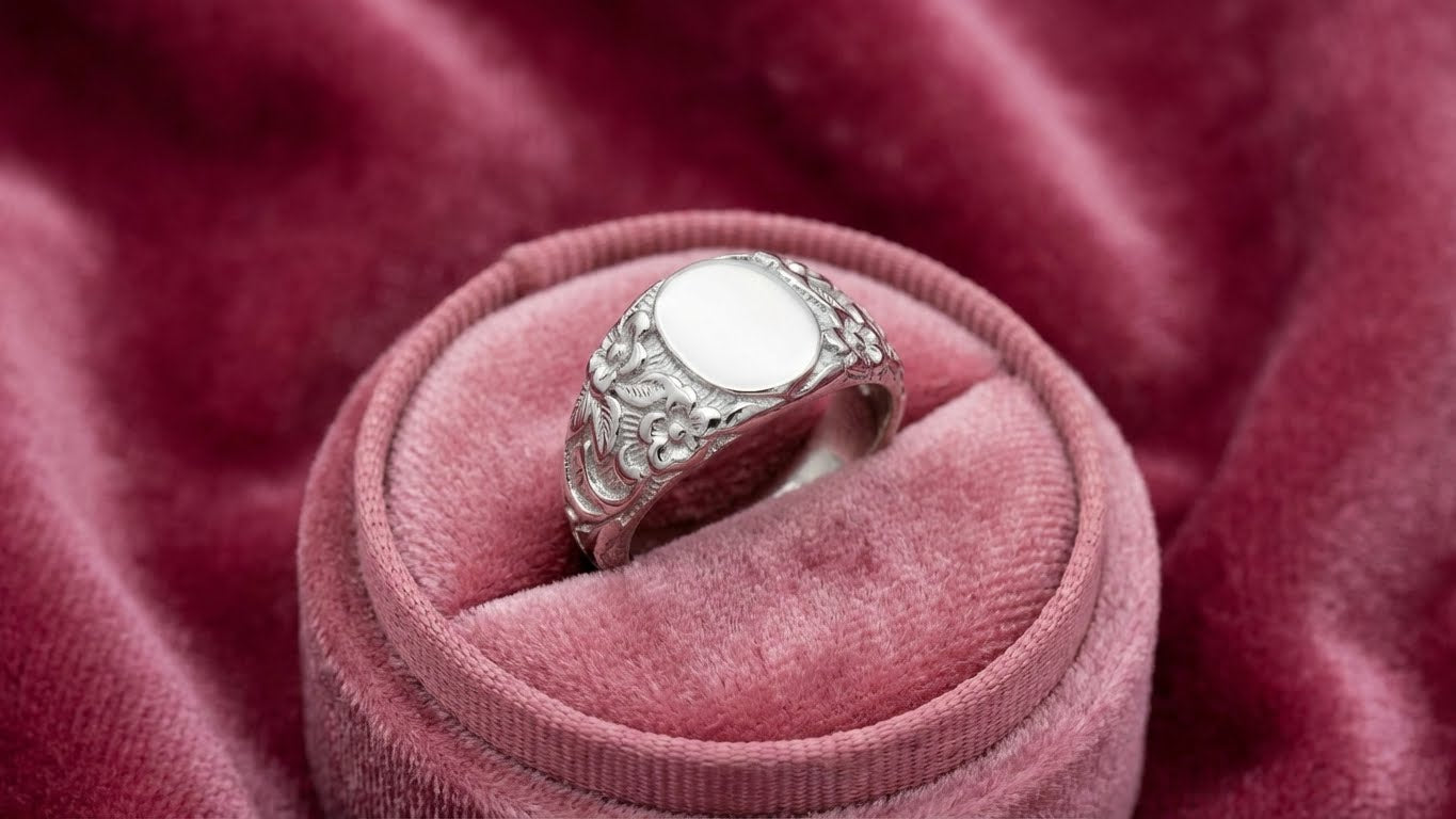 Carved Floral Ring
