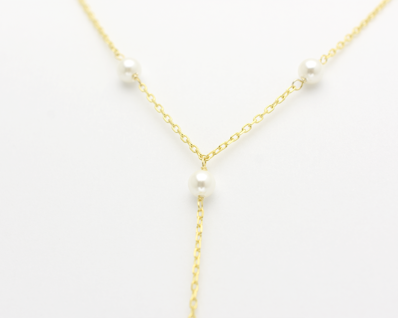 Pearl Lariat Necklace