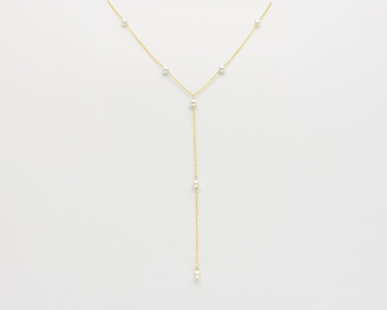 Pearl Lariat Necklace