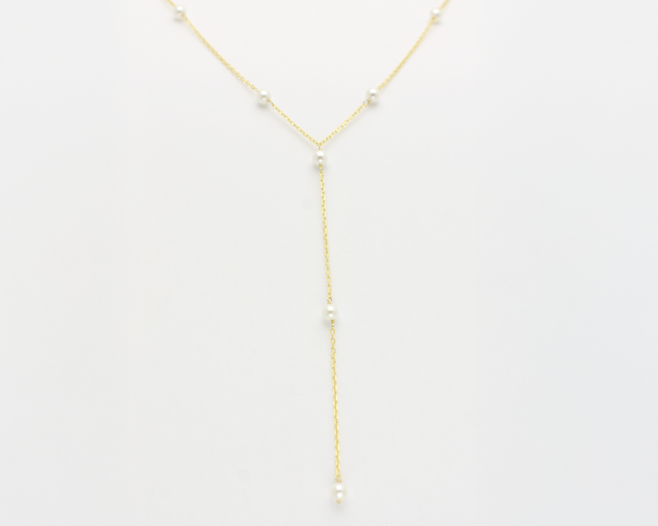 Pearl Lariat Necklace