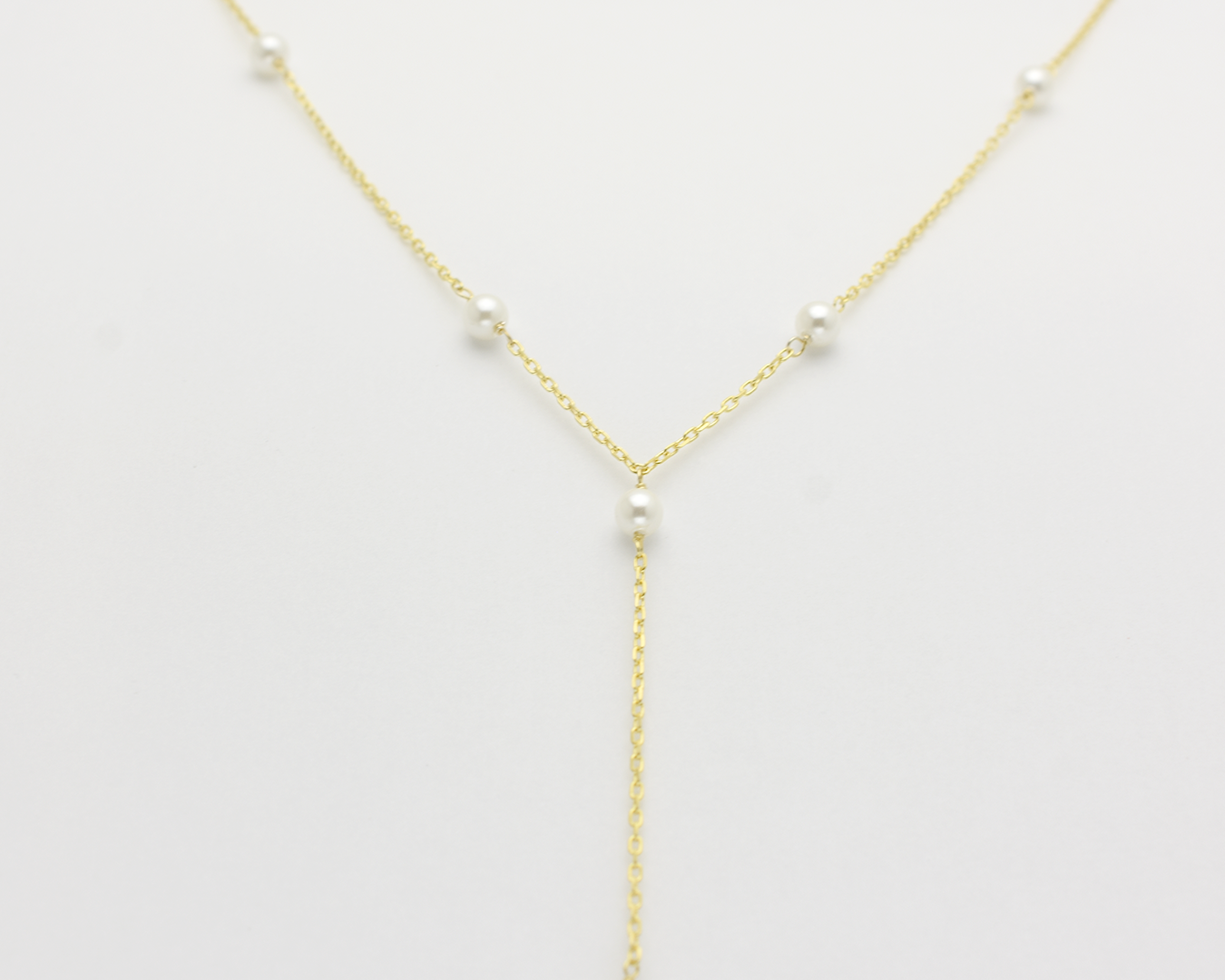 Pearl Lariat Necklace