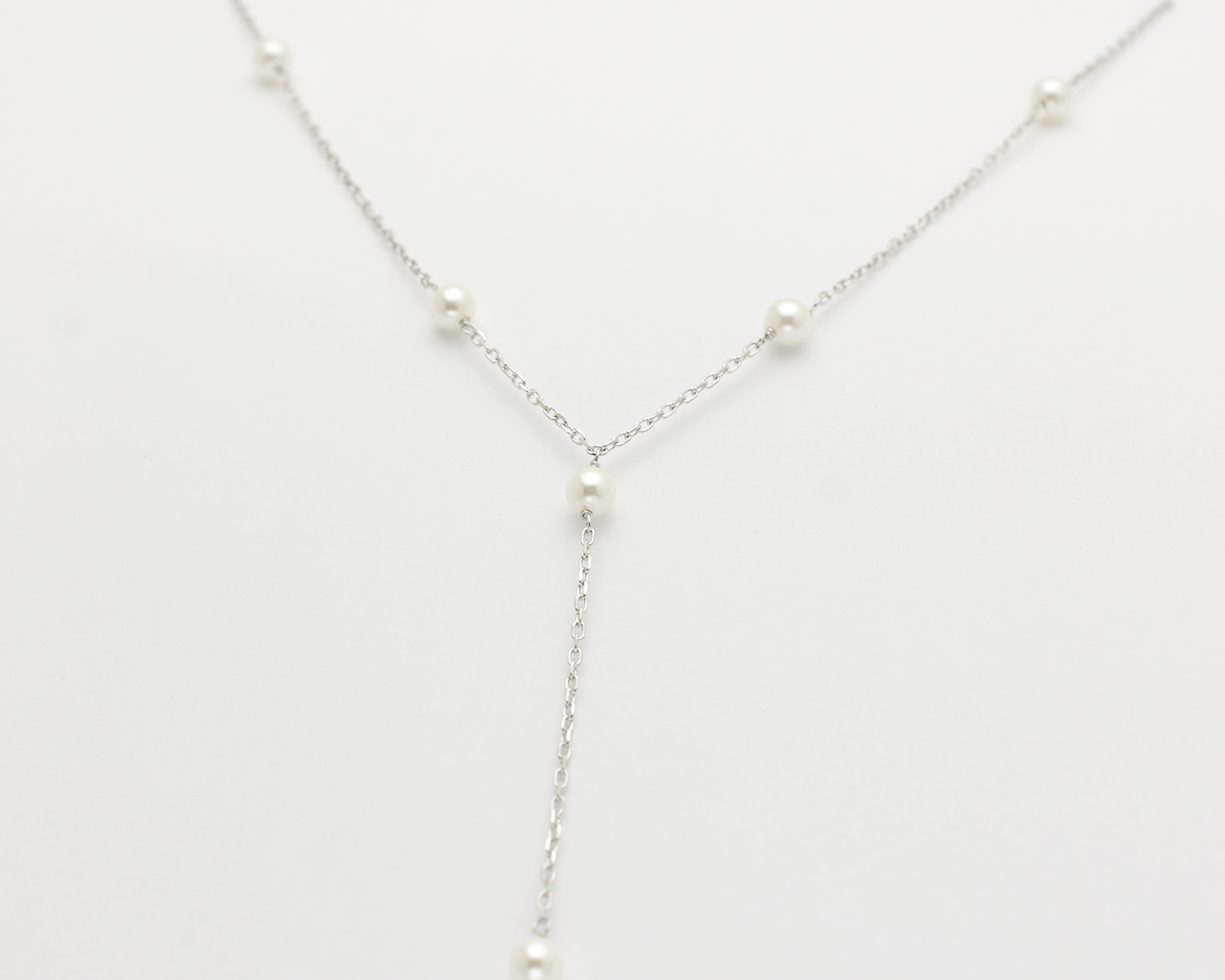 Pearl Lariat Necklace