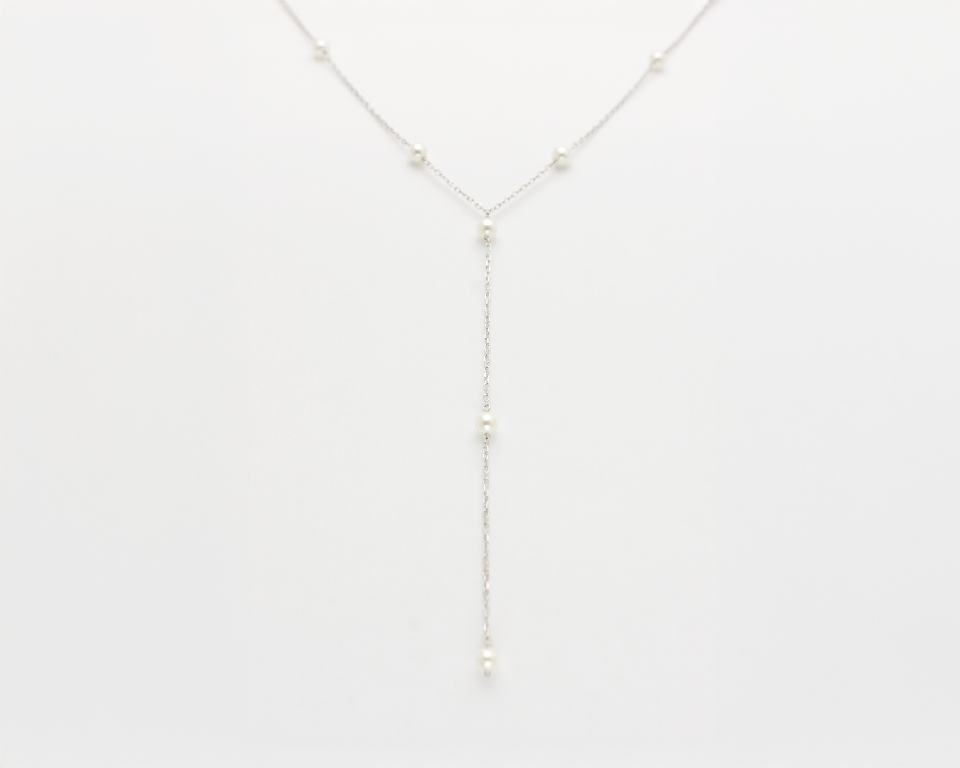 Pearl Lariat Necklace