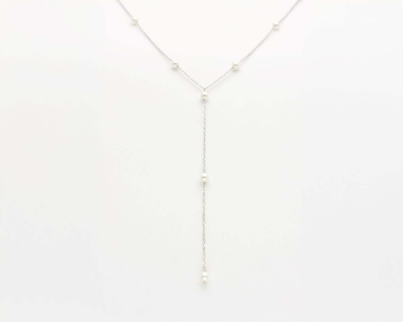 Pearl Lariat Necklace