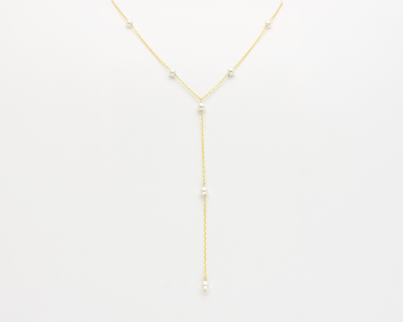 Pearl Lariat Necklace