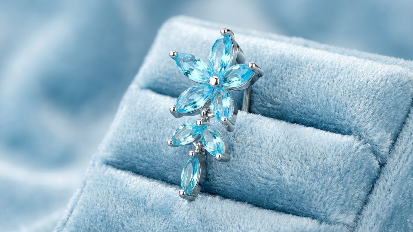 Flower Petal Belly Ring