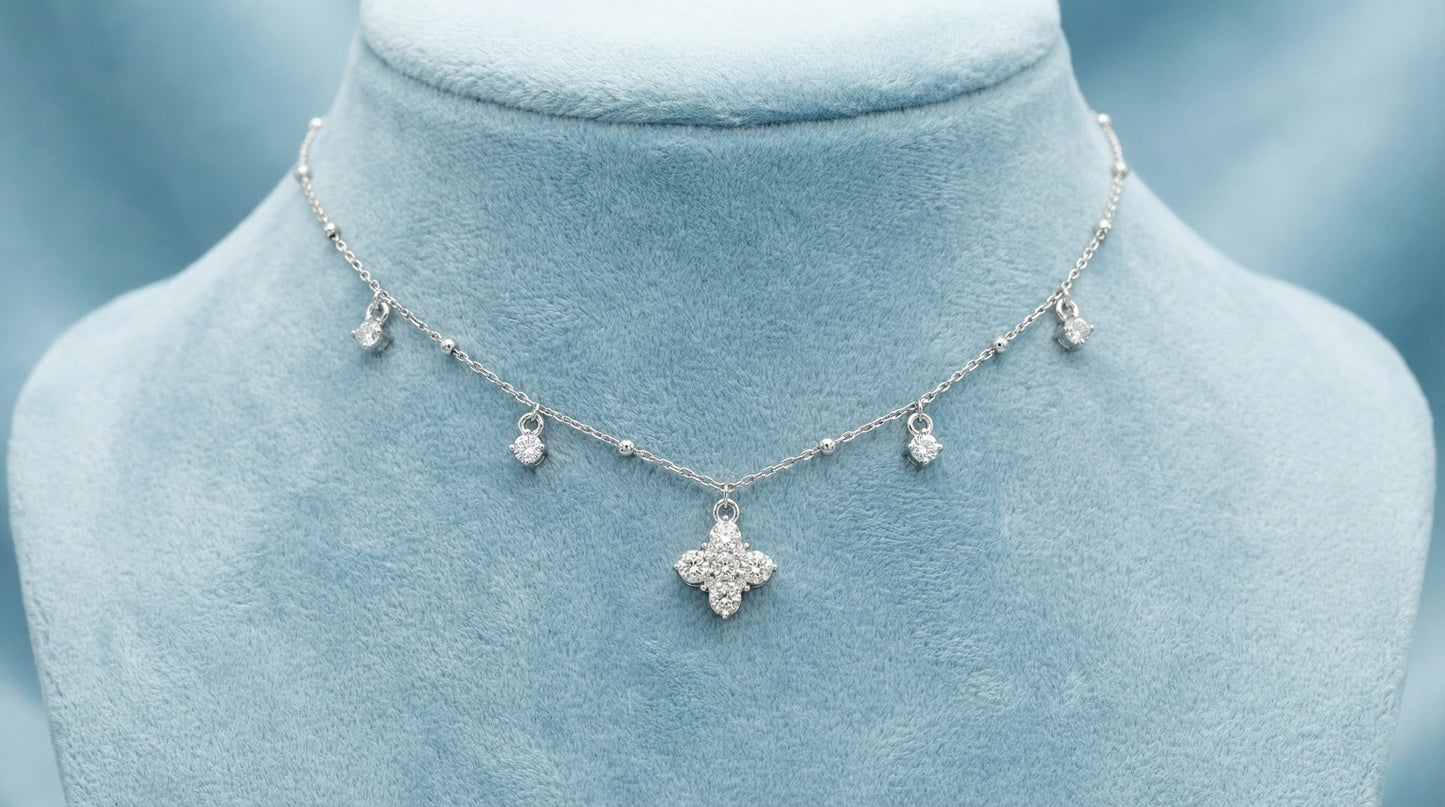 Dangly Clover Necklace